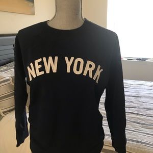 Navy Applique sweatshirt